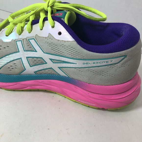 ASICS Running‎ Sneakers Womens Size 9 Gel-Excite 7 Polar Shade White Pink C2 - Picture 10 of 11